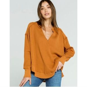 NWT We The Free Waffle Knit Top